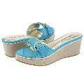 Charles David Picnic Turquoise Patent