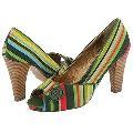 Naughty Monkey Wavelength Green Pumps