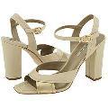 Via Spiga Brass Ivory Kid/Gold Foil