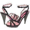 Betsey Johnson Michelle Black Leather
