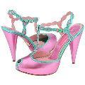 Betsey Johnson Madeline Aqua/Pink(Size 5.5 M)