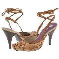 Two Lips Desirae Beige Canvas/Tan Leather