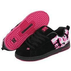 DC Court Graffik SE W Carbon/Crazy Pink/White