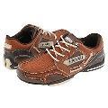 310 Motoring Marlow Rust Suede/Leather/Brown & Rust Embossed Leather