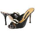 Beverly Feldman Amore Black Patent/Grosgrain