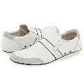 Bronx Shoes Mats 64385 White/Navy - Vitello