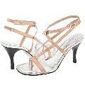 Donald J Pliner Nahid Nude Antique Metallic Patent