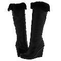 KORS Michael Kors Altitude Black Soft Tumbled Calf Boots