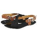 Bronx Shoes Bowie Black/Tan Satin