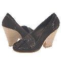 Two Lips Bernice Dark Brown Suede