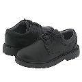 School Issue Scholar (Toddler) Black Full Grain Leather Oxford