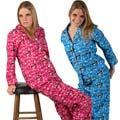 Mystic Clothing Women's Plus Size Retro Print Cotton Pajamas