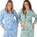 Mystic Clothing Women's Snowman Print Pajamas