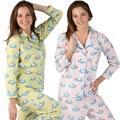 Mystic Clothing Women's Snowy Print Pajamas