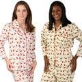 Mystic Clothing Women's Plus Size Cherry Print Pajamas