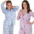 Mystic Clothing Women's Plus Size Penguin Print Pajamas