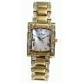 AK Anne Klein Women's Goldtone Crystal-accented Watch