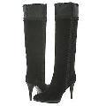 Sergio Rossi Gloria Nero Suede(Size 37 (US 7) M)
