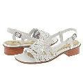 Trotters Abby White Leather