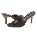 Donald J Pliner Jeri Black Mesh Elastic/Tortoise Patent