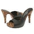 Donald J Pliner Chy Black Shine Nappa/Sand Congo Raffia
