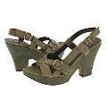 Donald J Pliner Bruna Khaki Vachetta/Khaki Linen Distress