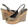 Donald J Pliner Sacha Pewter Distress Metallic/Natural Cork