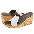 Donald J Pliner Bosna White Basic Elastic/Natural Straw