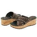 Donald J Pliner Syra Brown Shine Nappa/Natural Cork
