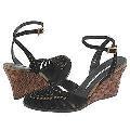 Donald J Pliner Queta Black Suede/Bronze Nappa Wash