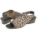 Donald J Pliner Doria Sand Congo Mesh Elastic/Expresso Nappa Wash
