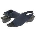 Donald J Pliner Doria Navy Mesh Elastic/Navy Nappa