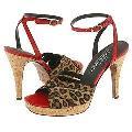 Donald J Pliner Calia Sand Congo Haircalf/RedCork