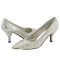 J. Reneé Margot Light Grey/Silver Leather