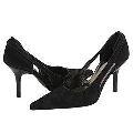 Donald J Pliner Charo Black Embroidered Elastic