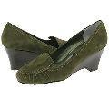 Vaneli Biwa Moss Green Suede