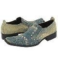 Steve Madden Demannd Blue Fabric(Size 8 D - Medium)