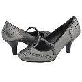 Restricted Pizazz Pewter Metallic Leather