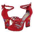 J Lo Flutter Red Satin