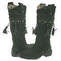 Roberto Cavalli Kids Chicas Stivale Alto (Youth) Nero (Black)