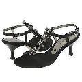 Beverly Feldman Spoil Black Satin/Pewter