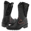 Geox Kids Jcowboy1 (Toddler/Youth) Black Oxford