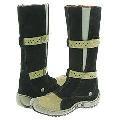 Braqeez Kids Ebril (Youth) Black Greasy Suede