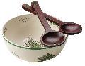 Spode Christmas Tree Salad Bowl and Servers