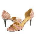 LAUREN Ralph Lauren Jayel Vintage Rose Embossed Lizard
