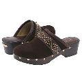 MICHAEL Michael Kors Horton Low Clog Chocolate Suede-205