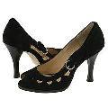 MICHAEL Michael Kors Olivia Peep Toe Black Suede