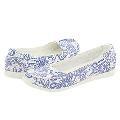 Crocs Santa Cruz White/Lapis Pattern