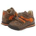 Primigi Kids Gordon (Infant/Toddler) Brown/Orange Trim