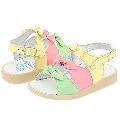 Pom d' Api Java Noeuds (Infant/Toddler) Yellow/Pink/Mint Green Patent